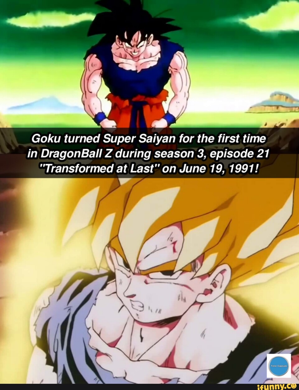 Goku turned Super Saiyan for the first time in DragonBall during season ...