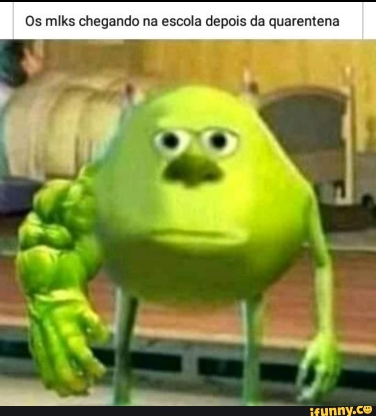 Os mlks chegando na escola depois da quarentena
