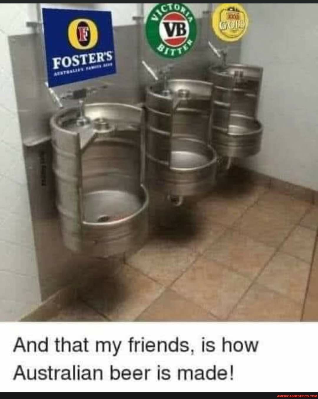 And that my friends, is how
Australian beer is made!