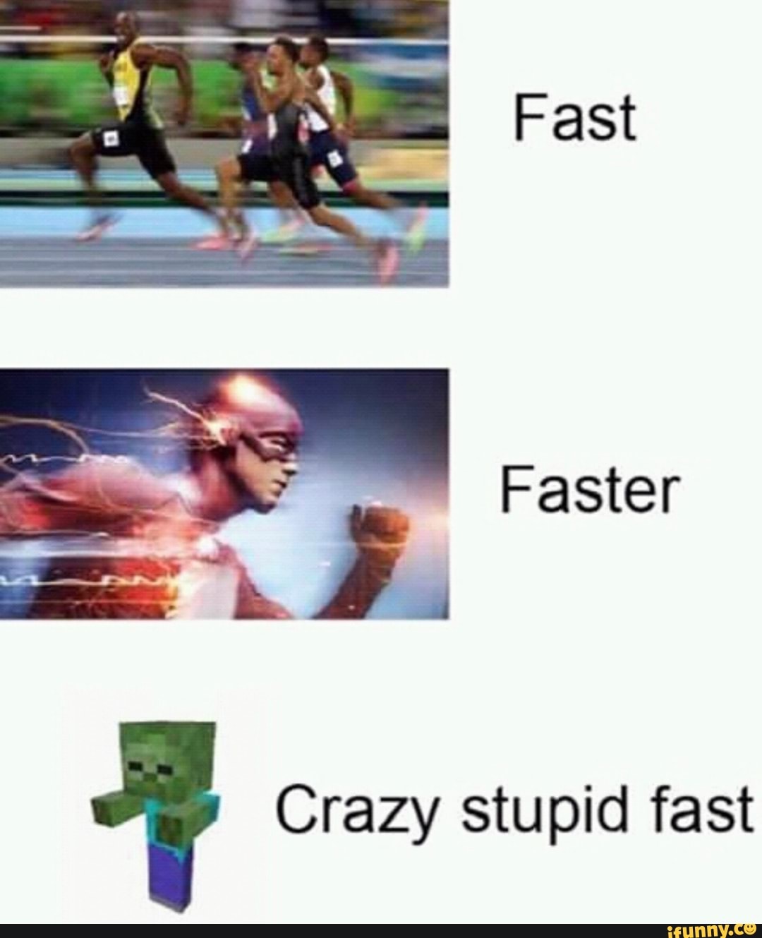 Faster o
Crazy stupid fast