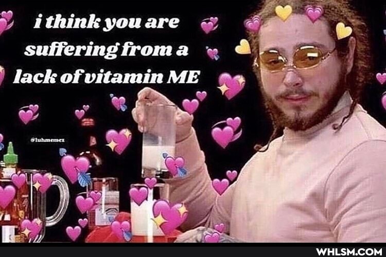 you are
suffering
Jack of vitamin ME os" :