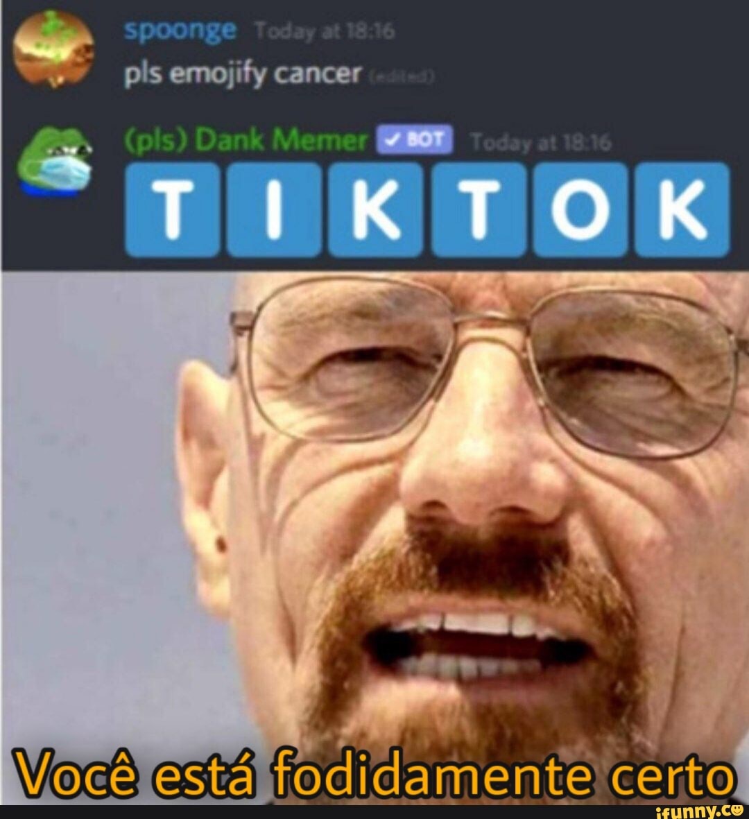 pis emojify cancer
Wocê está fodidamenta certo