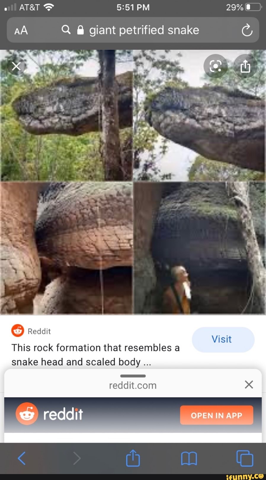 AA Q giant petrified snake a
O reddit
This rock formation that resembles a