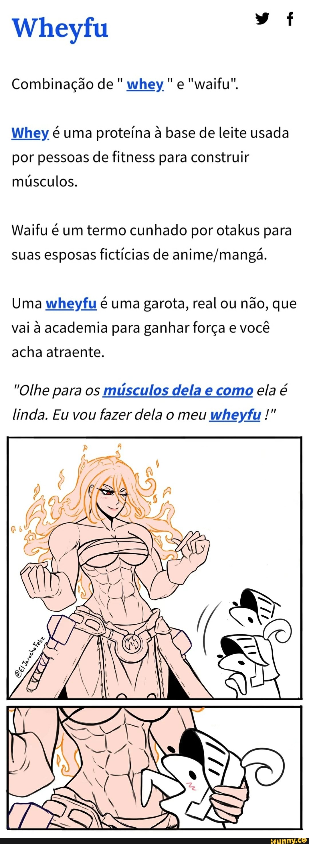 Wheyfu Combinação De Whey E Waifu Winey é Uma Proteína à Base De Leite Usada Por Pessoas De 6172