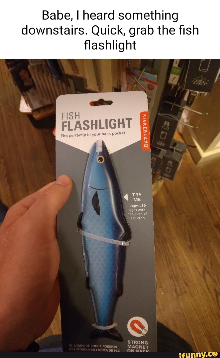 Kikkerland Fish Flashlight