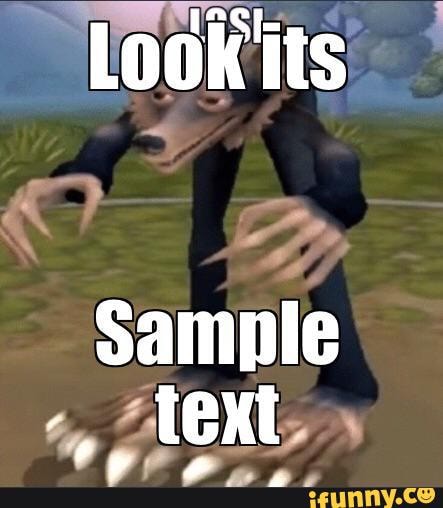 Look its
Sample
AeX y