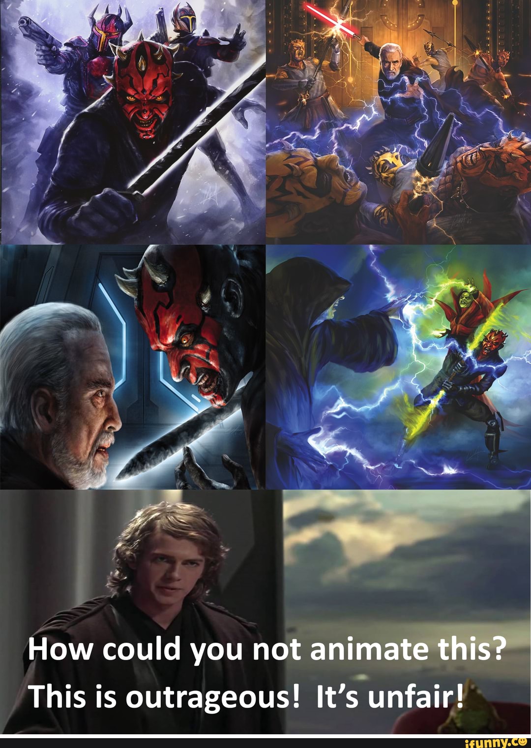 How could you not animate
This is outrageous! It's unfair!