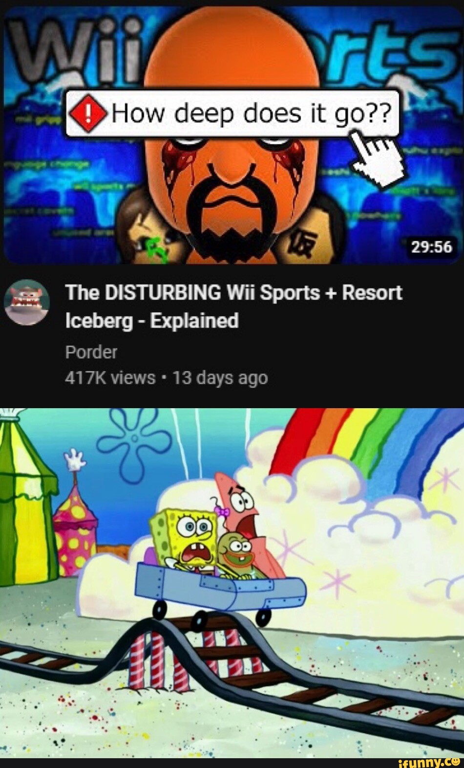 Ii it The DISTURBING Wii Sports + Resort Iceberg - Explained Porder As