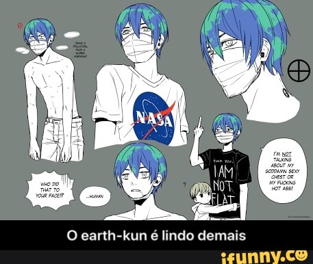 O earth-kun é lindo demais - O earth-kun é lindo demais