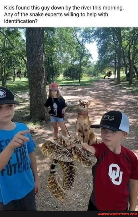 Kids found this guy down by the river this morning.
Any of the snake experts willing to help with identification?