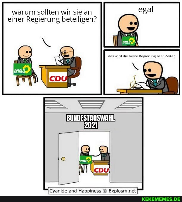 warum sollten wir sie an einer Regierung beteiligen?