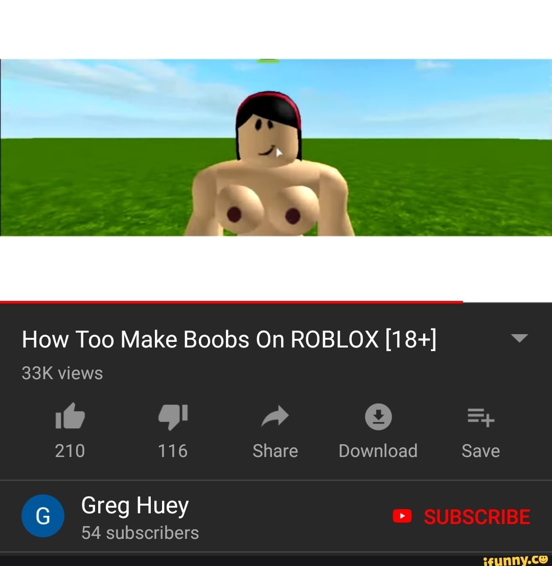 How to get boobs on roblox
