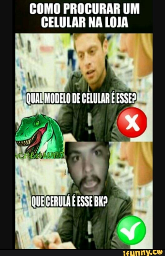 COMO PROCURAR UM
CELULAR NA LOJA