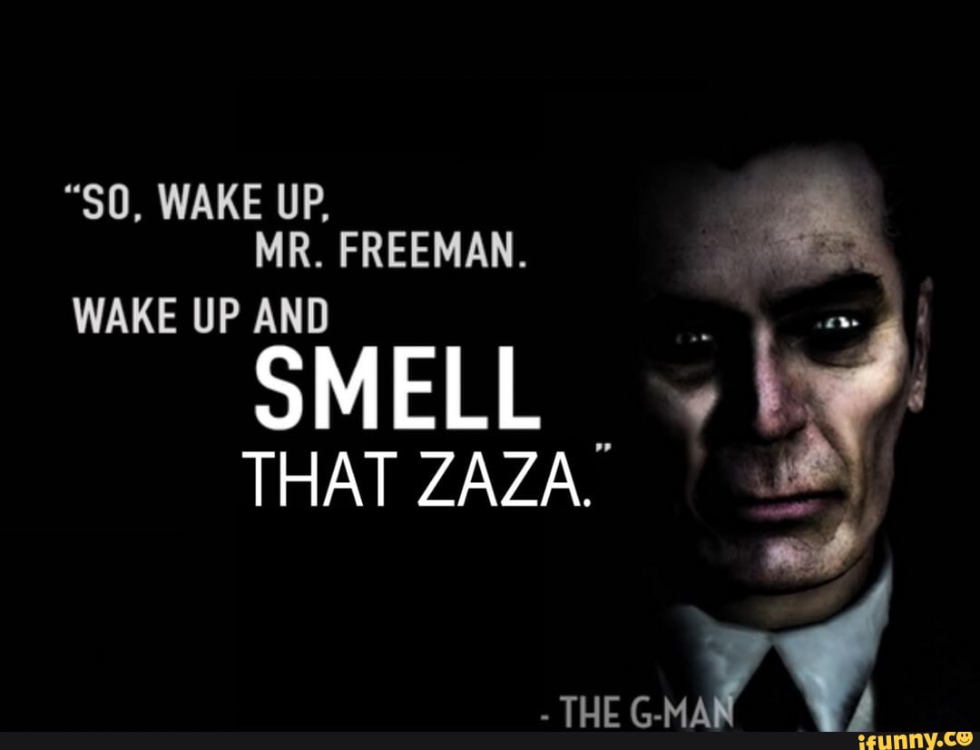 Right man перевод. G-man цитаты. Wake up Mr Freeman Wake. G-man Wake up. Wake up and smell the Ashes.