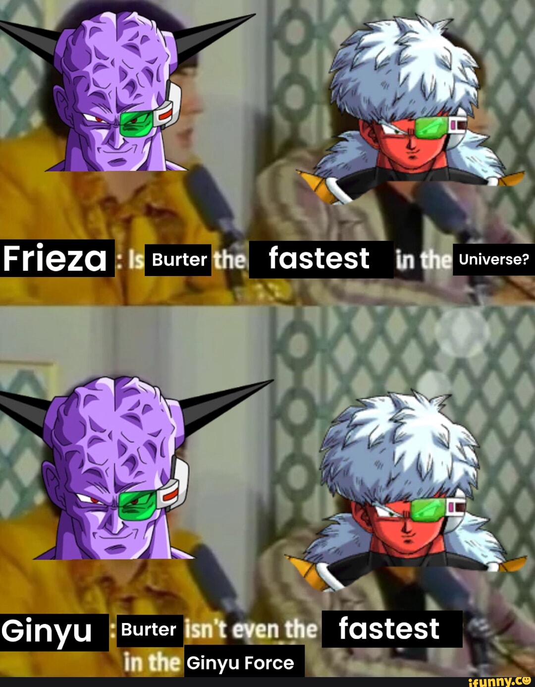 Fuerzas Ginyu Memes