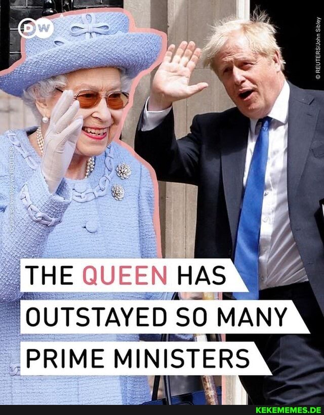 if THE QUEEN HAS OUTSTAYED SO MANY PRIME MINISTERS