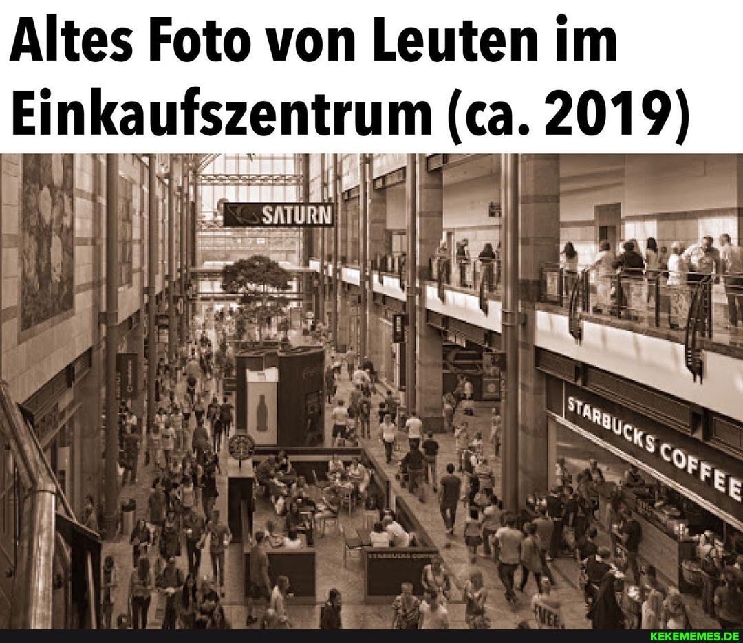 Altes Foto von Leuten im trum (ca
Ei