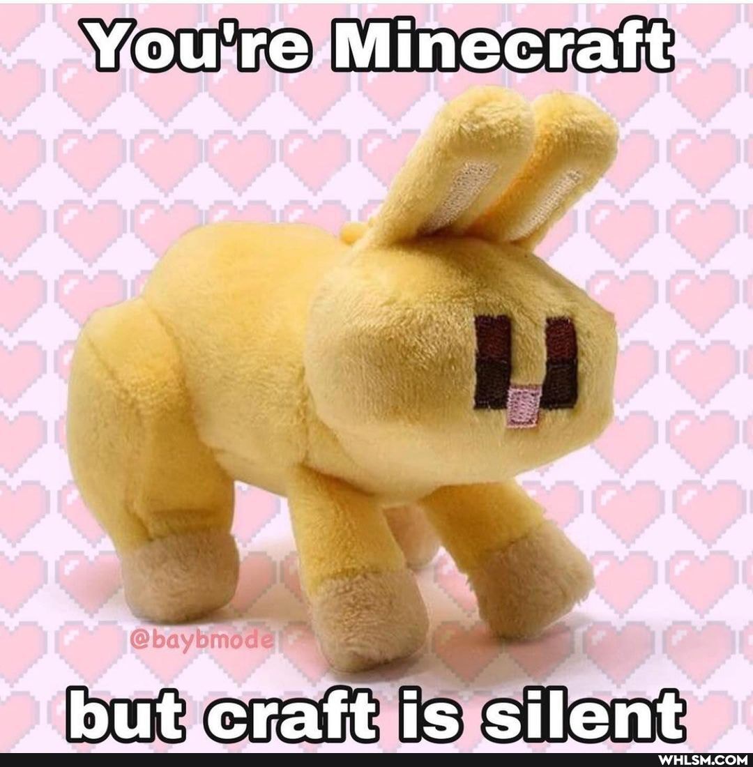 You're Minecraft
hut craft is silent