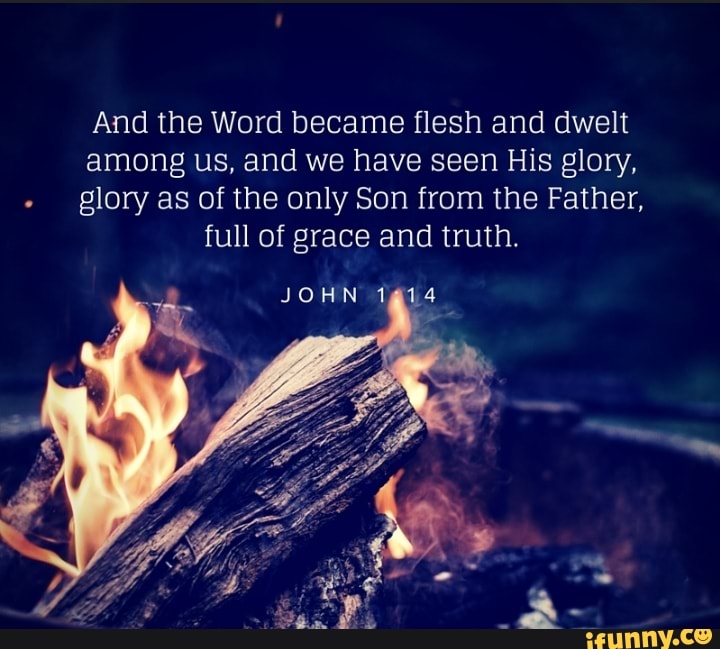 And the Word became flesh and dwelt among us, and we have seen His ...