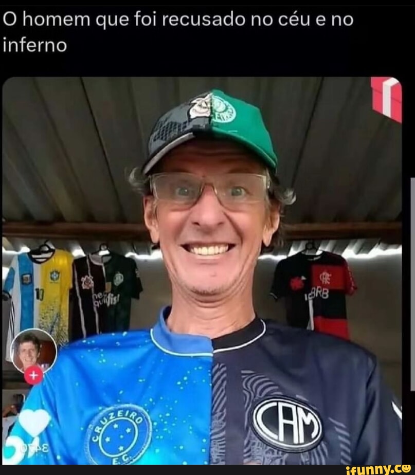 O Homem Que Foi Recusado No Céu E No Inferno - IFunny Brazil