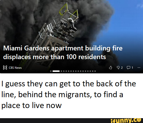 Miami Gardens apartment building fire displaces more than 100 residents ...