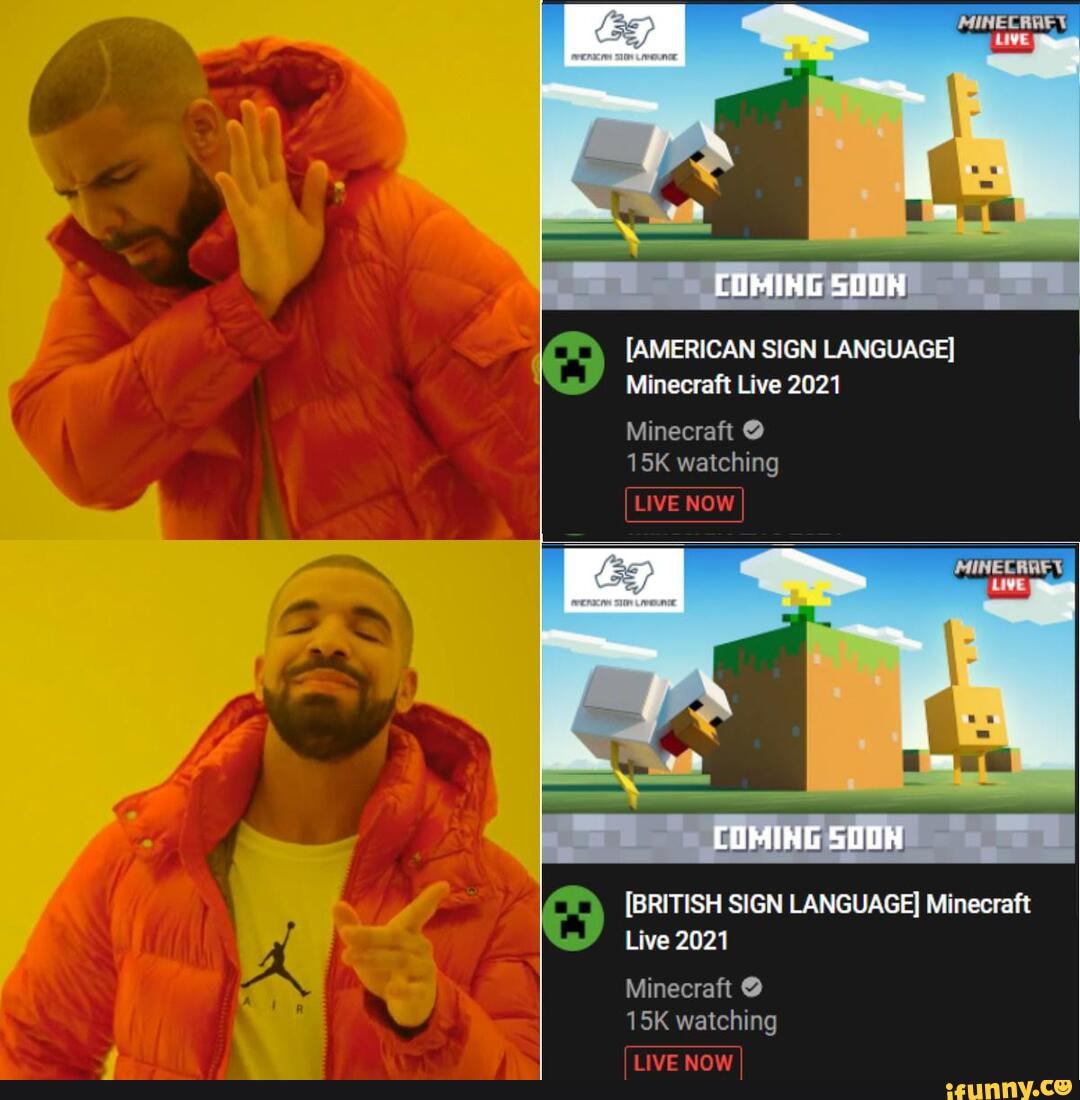 COMING SOON [AMERICAN SIGN LANGUAGE] Minecraft Live 2021 Minecraft