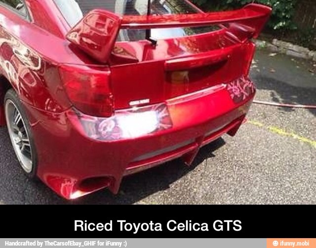 Riced Toyota Celica GTS - Riced Toyota Celica GTS