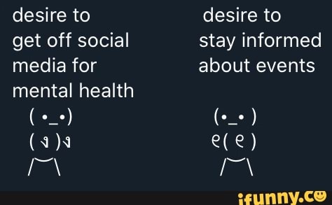 get off social stay informed