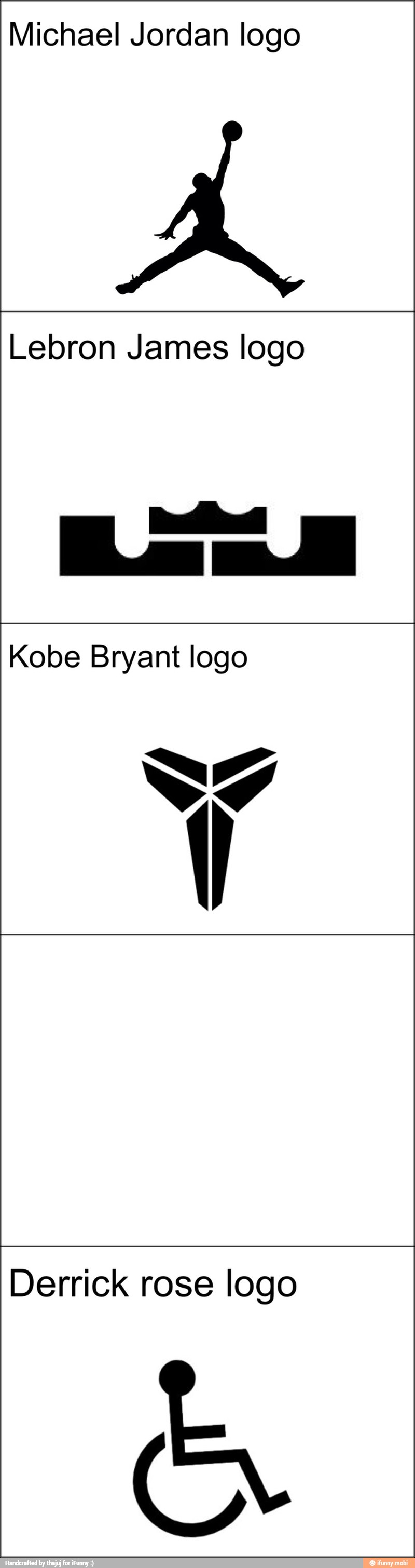 Michael Jordan logo Lebron James logo Kobe Bryant logo - )