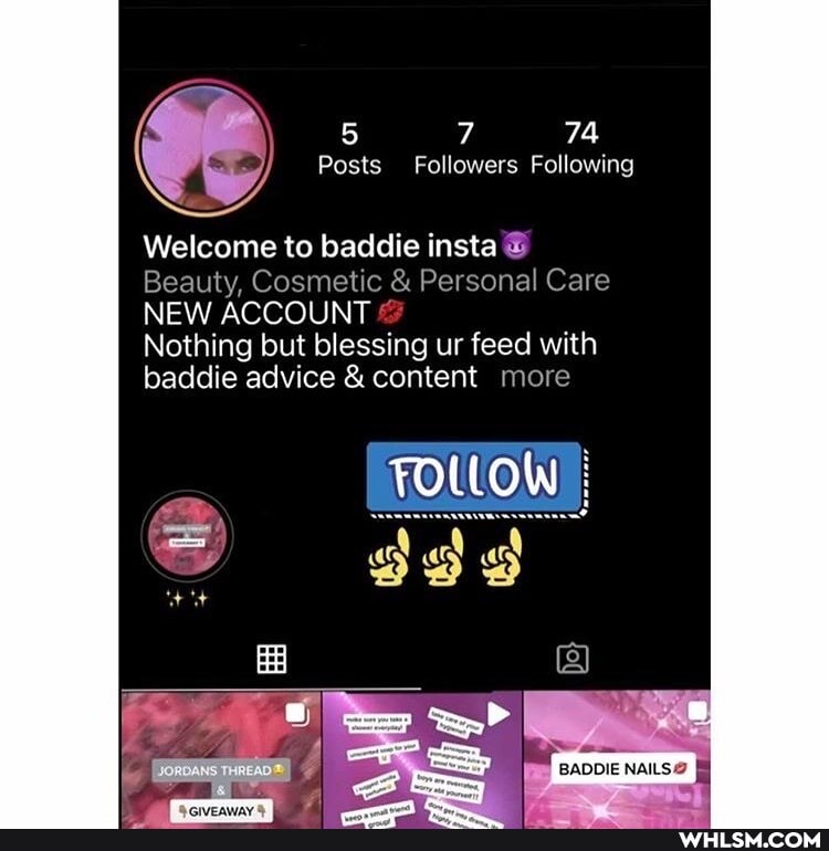 74
Posts Followers Following
Welcome to baddie insta
Beauty, Cosmetic & Personal Care
NEW ACCOUNT
Nothing but blessing ur feed with baddie advice & content more
BADDIE