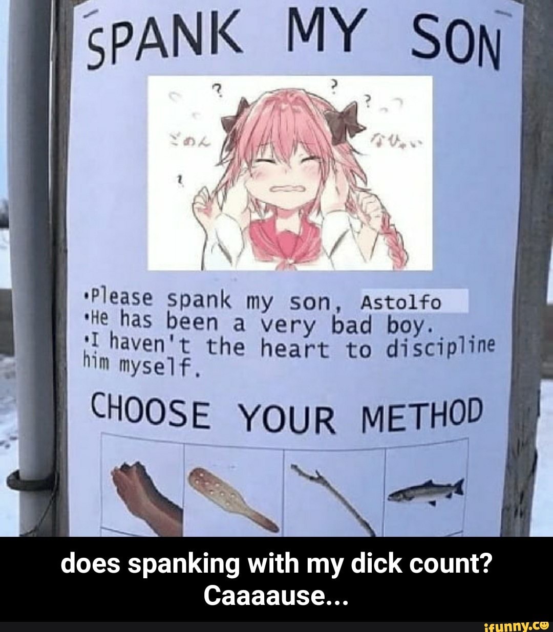 Spanking meme