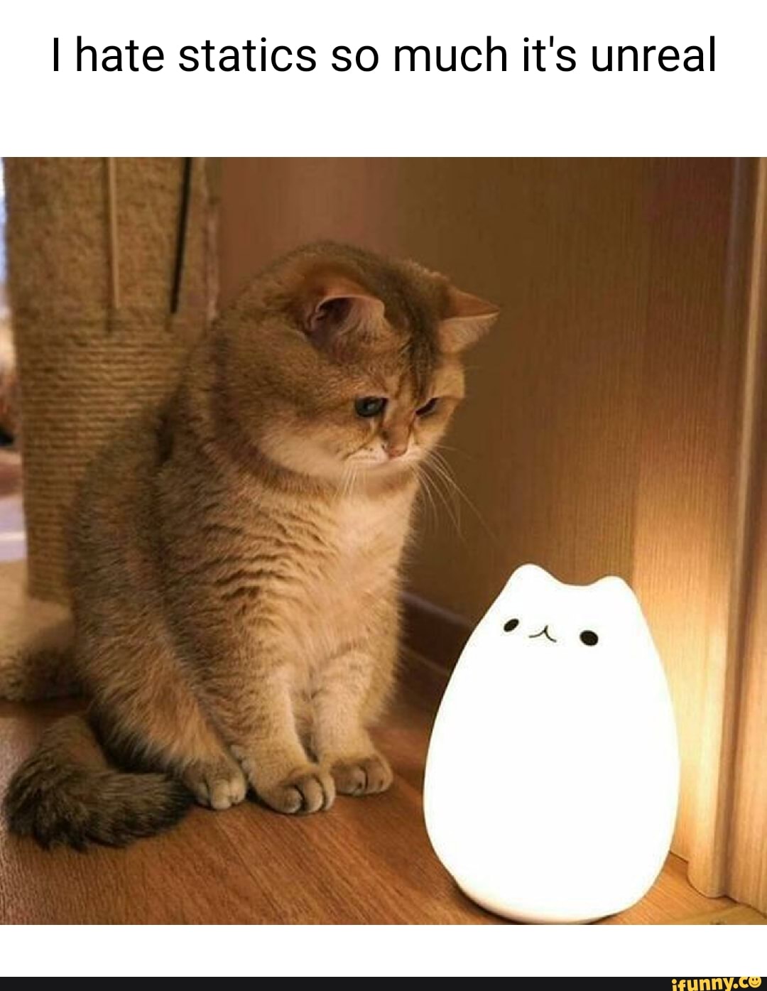 I hate statics so much it's unreal iFunny