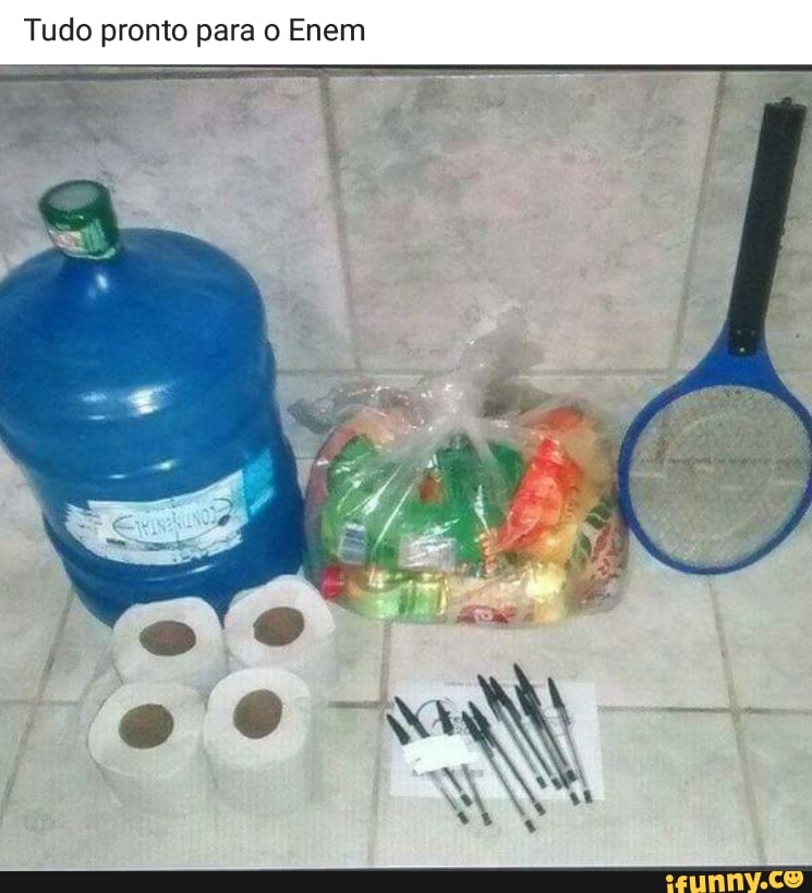 Tudo pronto para o Enem