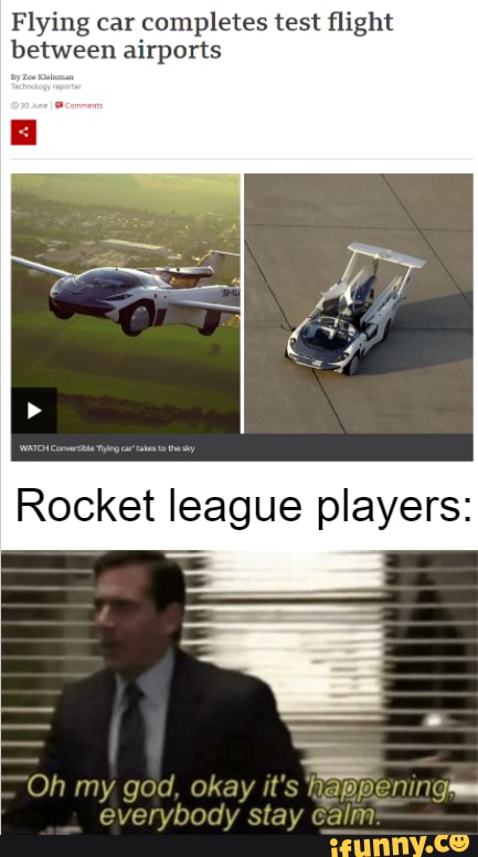 Rocket League MEME Flying Car 