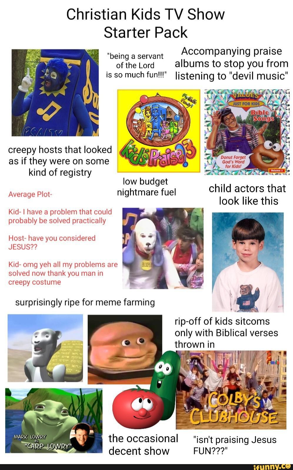 Christian Kids TV Show Starter Pack *being a servant