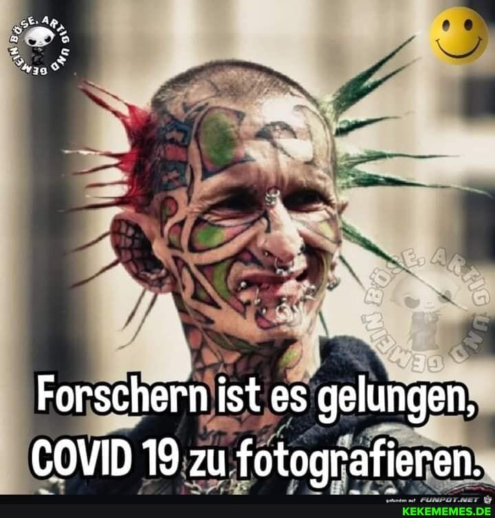 Forschern ist es gelungen,
COVID 19 zu fotografieren.
