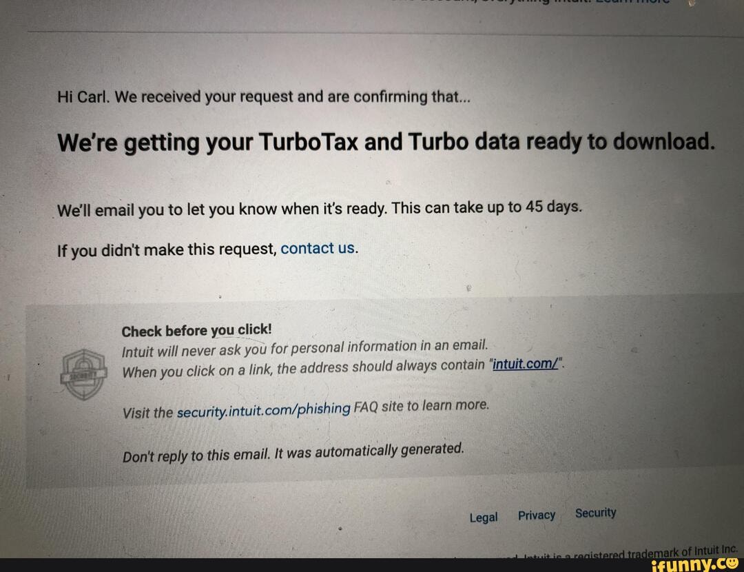 Received your request and are confirming that... e're getting your