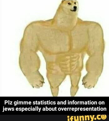 Plz gimme statistics and information on jews especially about overrepresentation