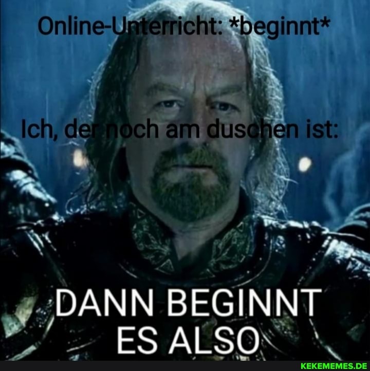 DANN BEGINNT ES ALSON