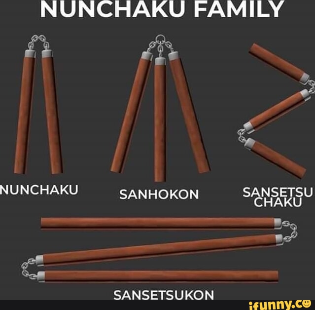 NUNCHAKU FAMILY NUNCHAKU SANSETSUKON iFunny Brazil