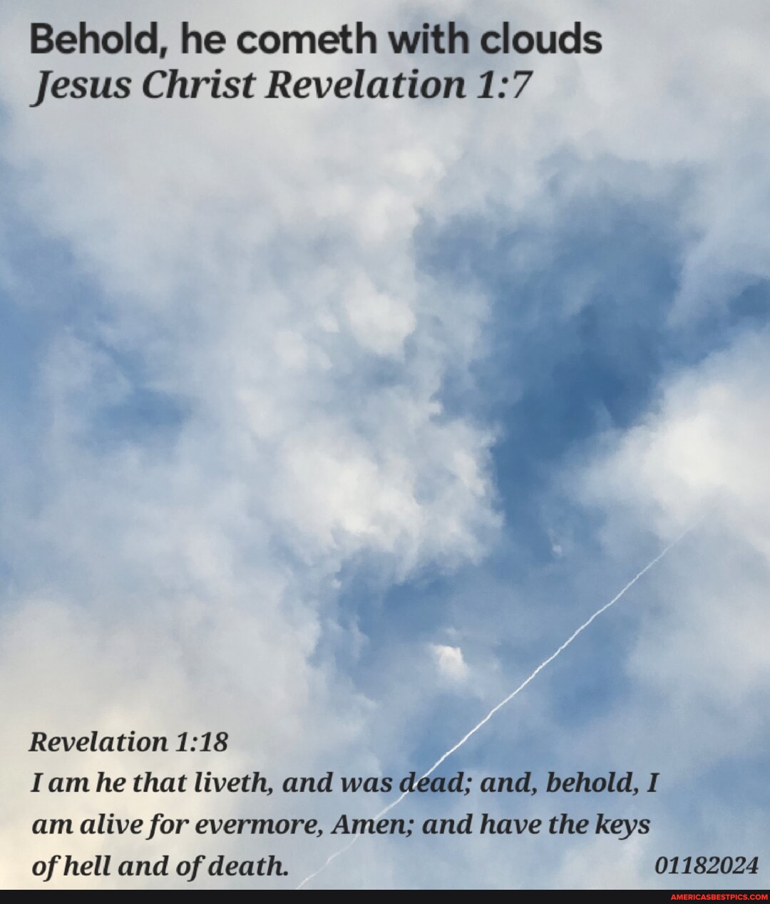 Behold, he cometh with clouds _ Jesus Christ Revelation Revelation Tam ...