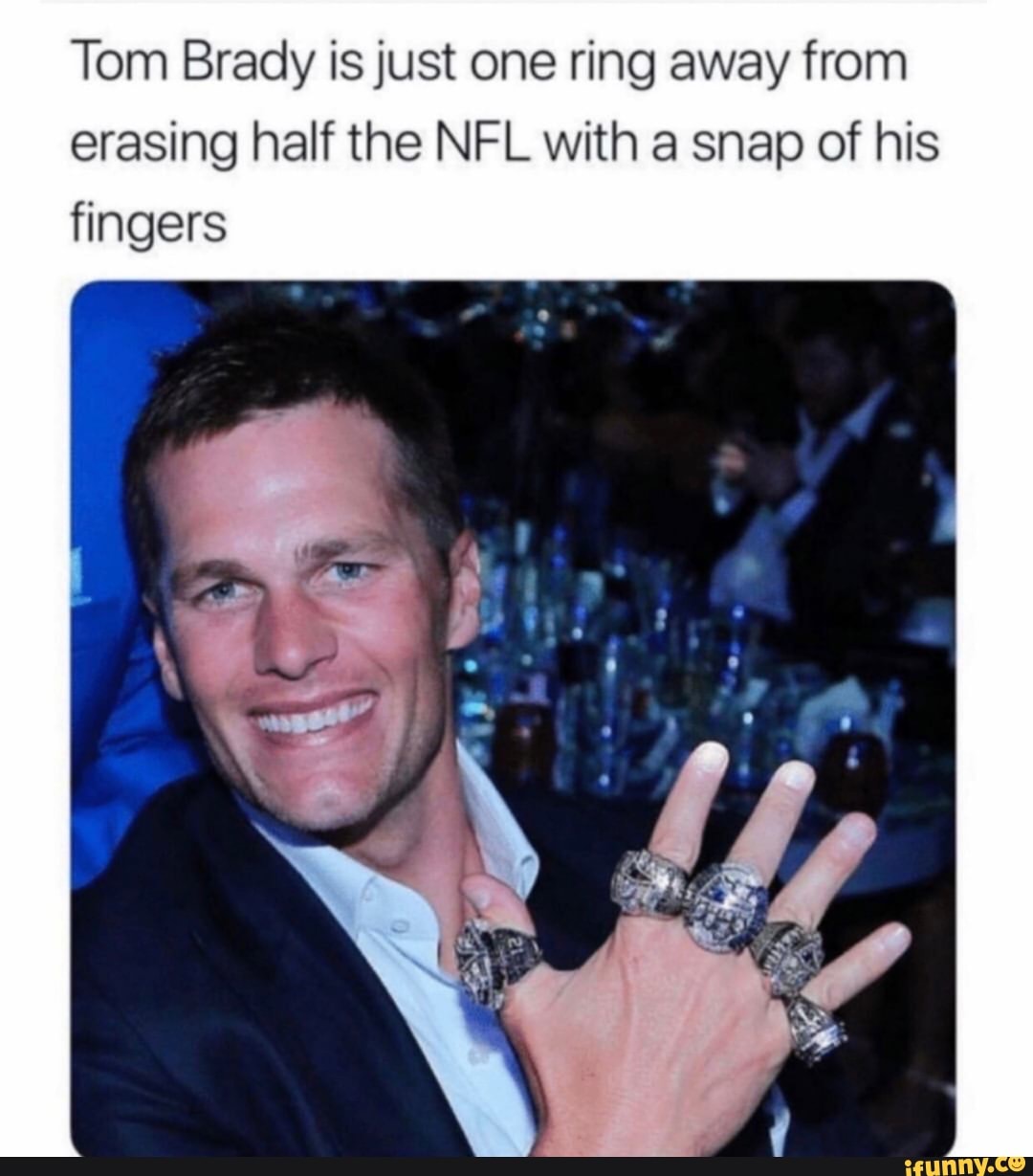 Tom Brady is just one ring away from erasing half the NFL with snap of his fingers