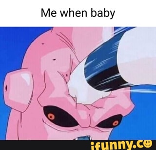 Majin Buu Looking at Hourglass