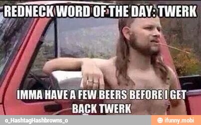 {REDNECK WORD OFTHE DAY-TWERK