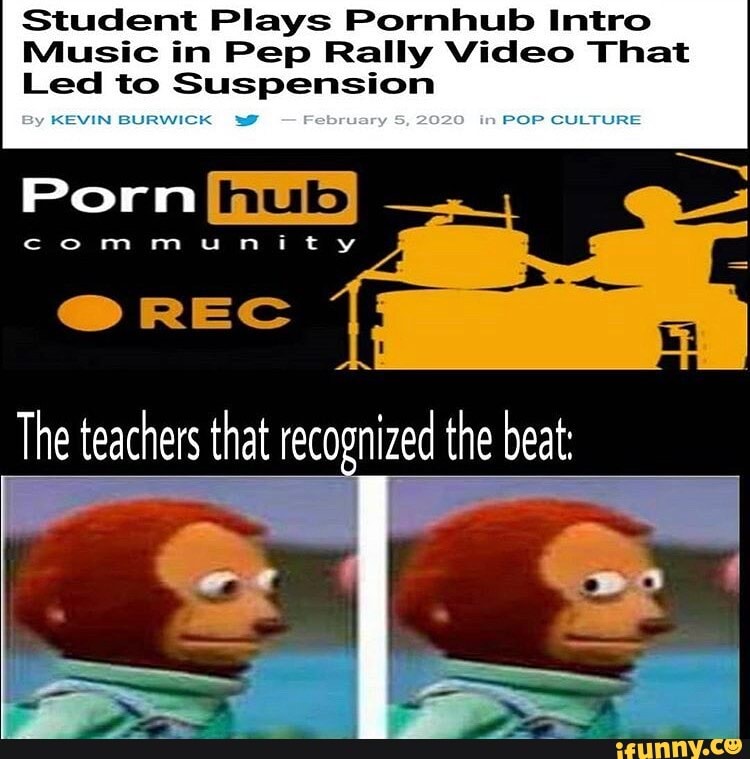 Student Plays Pornhub Intro In Pep Rally Video That Led Suspension