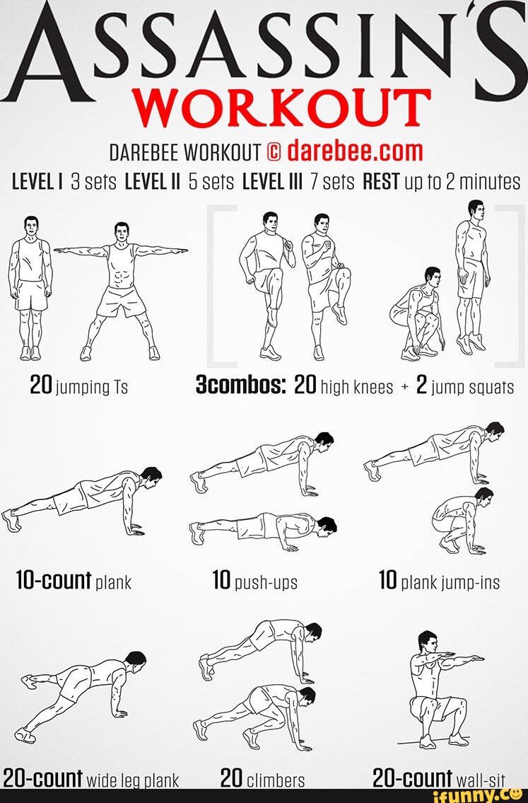 DAREBEE DAREBEE WORKOUT Hold each pose for 60 seconds then move on to the  next one. + TIMER - iFunny Brazil