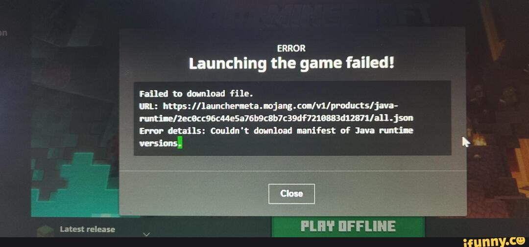 java download failed