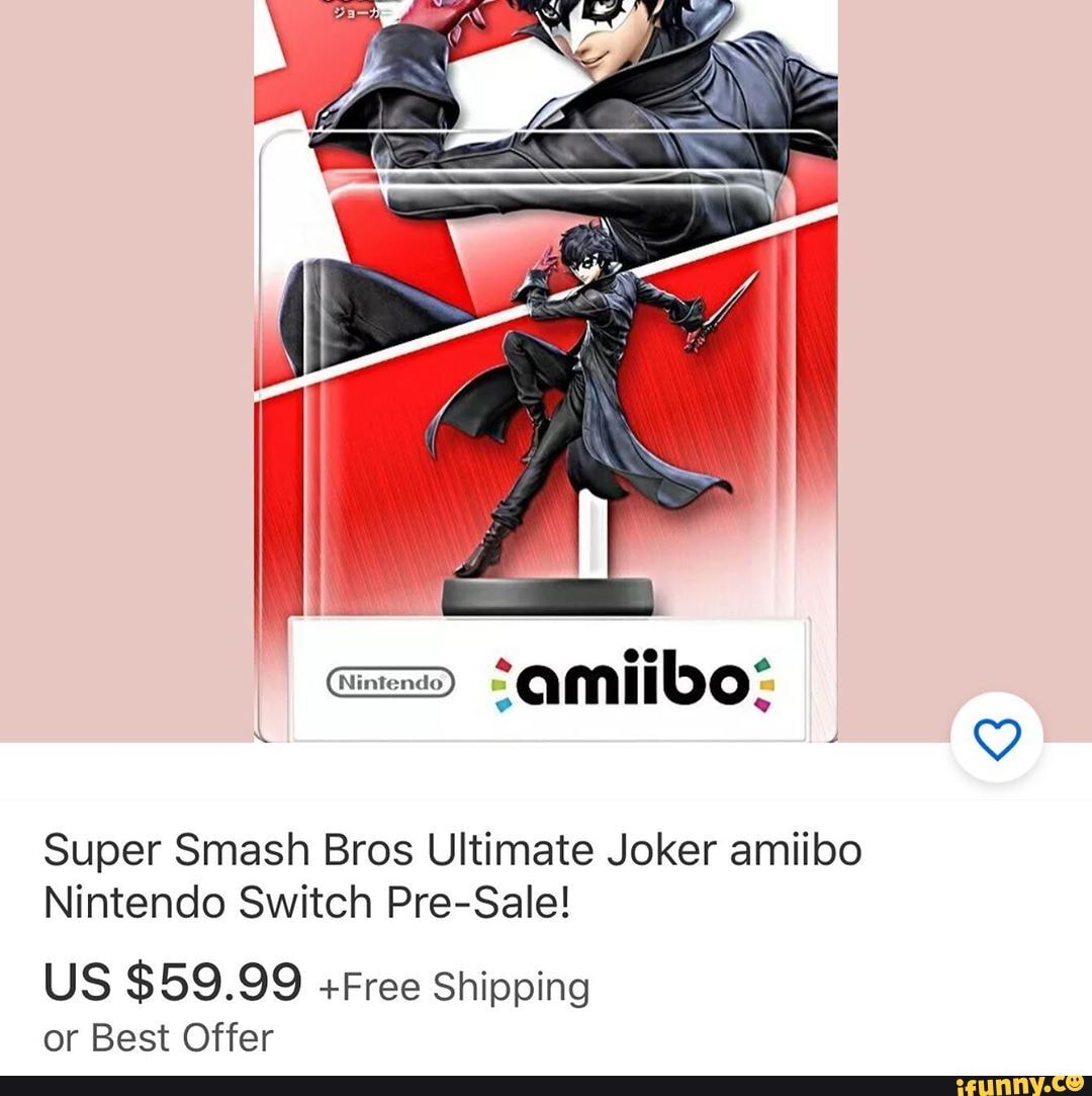 Nintendo Super Smash Bros. Joker amiibo - US