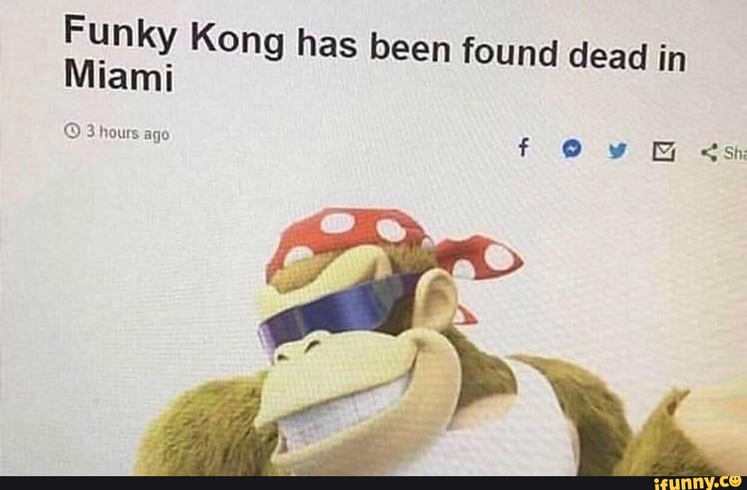 Funky Kong Has Been Found Dead In Miami