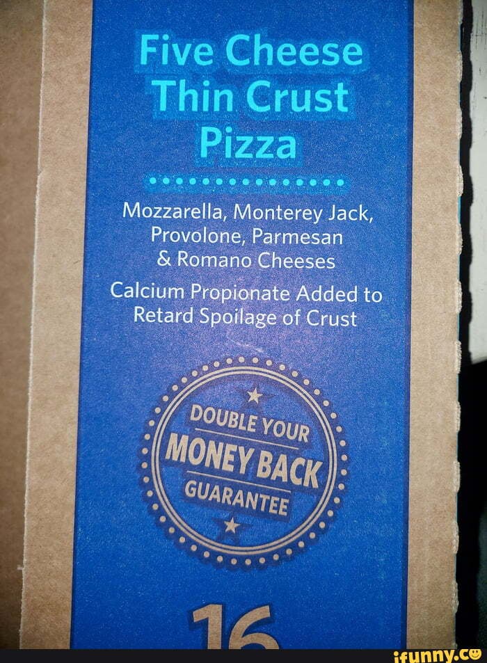 Five Cheese Thin Crust Mozzarella, Monterey Jack, Provolone, Parmesan